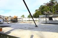 O prefeito em exercício, Ingo Butzke, visitou na manhã desta sexta-feira (13/01) várias obras em andamento. Entre elas a construção do Reservatório de Água no Morro do Finder - Fotografo: Kátia Nascimento - Data: 13/01/2012