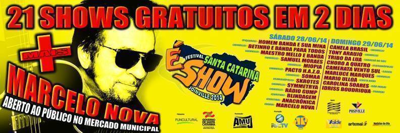 Festival Catarina é Show movimenta Mercado Público com 22 shows gratuitos - Fotografo: Divugação - Data: 27/06/2014