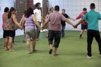 Convênio firmado entre a Secretaria da Saúde e o Instituto Impar para dar aulas de teatro e dança para as pessoas atendidas pelo Núcleo de Assistência Integral ao Paciente Especial (Naipe) - Fotografo: Rogerio da Silva - Data: 14/11/2014
