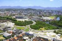 Tudo pronto para inauguração do Parque da Cidade - Fotografo: Mauro Artur Schlieck - Data: 04/11/2011