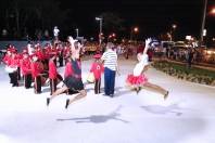 A Prefeitura de Joinville entregou na noite desta sexta-feira (02/3) à comunidade do bairro Saguaçu a Praça Alídio Pohl. - Fotografo: Mauro Artur Schlieck - Data: 02/03/2012