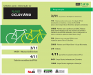 Flyer do Plano Cicloviário de Joinville - Fotografo: Secom / Divulgação - Data: 28/10/2015