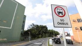 Corredor de ônibus na avenida Paulo Medeiros - Fotografo: Rogerio da Silva - Data: 15/04/2016