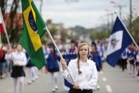 Desfile Cívico no Bairro Petrópolis - Fotografo: Rogerio da Silva - Data: 04/09/2015