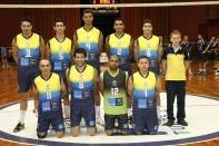 Equipe da Associasção Atlética Tupi -campeão citadino de voleibol masculino de Joinville. - Fotografo: Phelippe José - Data: 03/12/2013