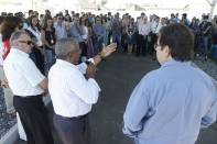 Imagens da inauguração da Estação de Tratamento de Esgoto, bairro Espinheiros, nesta terça-feira (20/12) - Fotografo: Kátia Nascimento - Data: 20/11/2012