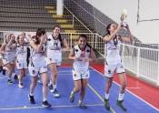 Basquete Feminino é campeão dos 27º Joguinhos Abertos Etapa Leste\Norte em Jaraguá do Sul. - Fotografo: Phelippe José - Data: 01/07/2014