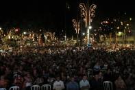 Imagens da abertura do Natal dos Sonhos 2012 e chegada do Papai Noel na Praça Dario Salles nesta quarta-feira (21/11) - Fotografo: Kátia Nascimento - Data: 21/11/2012