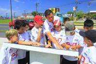 Alunos da rede municipal de ensino, que participam do Programa de Iniciação Desportiva (PID), 	conheceram nesta quinta-feira (24/11) as instalações do Parque da Cidade. Na programação muitas atividades esportivas - Fotografo: Mauro Artur Schlieck - Data: 24/11/2011