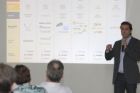 A posse do Conselho Municipal de Ciência, Tecnologia e Inovação de Joinville - COMCITI aconteceu na manhã desta segunda-feira 26/3). Rodrigo Borges, sócio-fundador da Buscapé palestrou para os presentes - Fotografo: Kátia Nascimento - Data: 26/03/2012