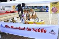 A Secretaria Municipal da Saúde promoveu, nesta quarta-feira (11/4) na Praça Nereu Ramos, um circuito de serviços e atividades em comemoração ao Dia Mundial da Saúde - Fotografo: Mauro Artur Schlieck - Data: 11/04/2012