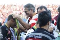 JEC é campeão 2011 do Brasileiro na Série C. Os joinvilenses comemoraram neste sábado (03/11) a vitória por 4 x 0. Prefeito Carlito Merss prestigiou o evento e entregou algumas medalhas aos campeões - Fotografo: Kátia Nascimento - Data: 03/12/2011