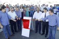 Imagens da inauguração da Estação de Tratamento de Esgoto, bairro Espinheiros, nesta terça-feira (20/12) - Fotografo: Kátia Nascimento - Data: 20/11/2012