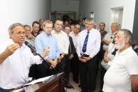 Aconteceu no final da tarde de sexta-feira (25/11) a solenidade de inauguração do novo centro cirúrgico do Hospital Bethesda. O  prefeito Carlito Merss apontou os números que indicam o quanto está sendo investido neste setor. - Fotografo: Mauro Artur Schlieck - Data: 25/11/2011