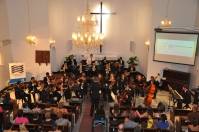 Orquestra Cidade de Joinville se apresenta na Paróquia Cristo Bom Pastor - Fotografo: Secom / Divulgação - Data: 27/01/2016