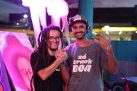  VJ Vigas, juntamente com o DJ Roger Thiago. Eles se apresentam no projeto MAJ Sounds no Mercado Municipal de Joinville - Fotografo: Secom / Divulgação - Data: 30/03/2016