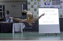 55º JASC em Joaçaba = Ginástica Ritmica = Isabela Henao se apresentando no aparelho massa - Fotografo: Phelippe José - Data: 17/12/2015
