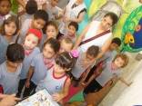 Alunos do CEI Iraci Schimidlin foram os primeiros visitantes oficiais da Feira do Livro - Fotografo: Pierre Silveira SECOM Divulgação - Data: 12/04/2012