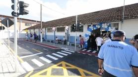 Entrega das obras de reforma e ampliação do Centro Educacional e Social do Itaum (Cesita) e novas instalações da Escola Pública de Trânsito - Fotografo: Rogerio da Silva - Data: 17/03/2016