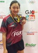 Alexia Nakashima conquistou mais três medalhas na Colômbia com a Seleção Brasileira - Fotografo: Divulgação - Data: 30/06/2014