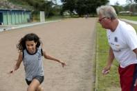 Núcleo de atletismo do PID tem dia de campo na pista de atletismo da Univille - Fotografo: Rogerio da Silva - Data: 21/10/2014