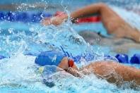 a nadadora joinvilense Carolina Bergamaschi viaja ao Rio para disputar seletiva aos Jogos Olímpicos 2016 - Fotografo: Divulgação/CBDA - Data: 14/04/2016