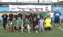 Encontro Núcleos do Programa de Iniciação Desportiva(PID) de Futsal e Futebol na AAT. - Fotografo: Phelippe José da Silva - Data: 20/09/2014