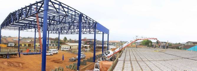 A Prefeitura de Joinville segue com a construção do Complexo Esportivo e Cultural Aventureiro.  - Fotografo: Mauro Artur Schlieck - Data: 20/09/2012