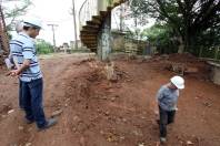 Obras de construção do novo mirante - Fotografo: Rogerio da Silva - Data: 18/11/2013