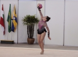 Maria Francisca da equipe de ginástica ritmica da Felej competindo no aparelho bola nos 54º  Jasc em Itajaí - Fotografo: Phelippe José da Silva - Data: 24/11/2014